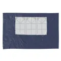 Paroi de tente de réception 2 pcs avec fenêtre PE Bleu