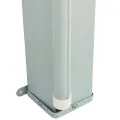 Auvent latéral rétractable de patio 220x600 cm Gris