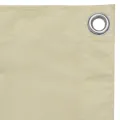Écran de balcon Crème 90x300 cm Tissu Oxford