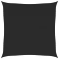 Voile d'ombrage 160 g/m² Noir 4,5x4,5 m PEHD