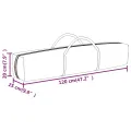 Tente de réception pliable avec parois Taupe 3x6 m