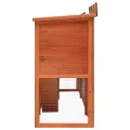 Clapier large d'extérieur avec maison double