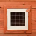 Clapier large d'extérieur avec maison double