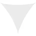 Voile de parasol tissu oxford triangulaire 4x4x4 m blanc