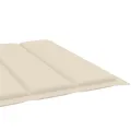 Chaise longue de jardin avec coussin Bois d'acacia solide