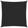 Voile d'ombrage 160 g/m² Noir 3,6x3,6 m PEHD
