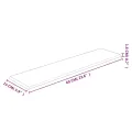 Panneaux muraux 12 pcs Gris clair 60x15 cm Velours 1,08 m²