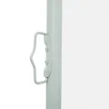 Auvent latéral rétractable de patio 100x300 cm Crème