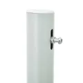 Auvent latéral rétractable de patio 100x300 cm Crème
