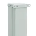 Auvent latéral rétractable de patio 100x300 cm Crème