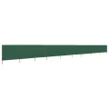 Paravent 9 panneaux Tissu 1200 x 160 cm Vert