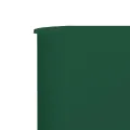 Paravent 9 panneaux Tissu 1200 x 160 cm Vert