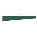 Paravent 9 panneaux Tissu 1200 x 160 cm Vert