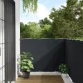 Écran de balcon Anthracite 120x500 cm Tissu Oxford