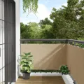 Écran de balcon Beige 75x500 cm Tissu Oxford