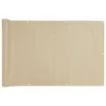 Écran de balcon Beige 75x500 cm Tissu Oxford
