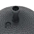 Socle de parasol rempli de sable/d'eau 20 L Plastique rotin