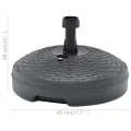 Socle de parasol rempli de sable/d'eau 20 L Plastique rotin
