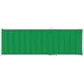 Chaise longue avec coussin vert Bois de pin imprégné