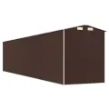 Abri de jardin Marron foncé 192x938x223 cm Acier galvanisé