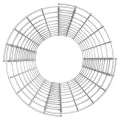 Lit surélevé à gabion circulaire 3pcs Acier galvanisé Ø30x100cm