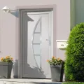 Porte d'entrée Blanc 98x208 cm PVC