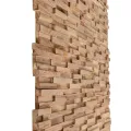 Panneaux de revêtement mural 3D 10 pcs 1,08 m² Bois de teck
