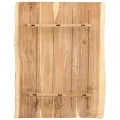Dessus de table Bois d'acacia massif 80x(50-60)x3,8 cm