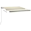 Auvent automatique sur pied 350x250 cm Crème