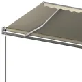 Auvent manuel rétractable sur pied 600x350 cm Crème