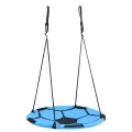 Balançoire nid d'oiseau Motif de ballon de foot 100 cm