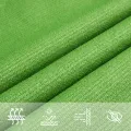 Voile d'ombrage 160 g/m² Vert clair 3x4 m PEHD
