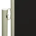 Auvent latéral rétractable de patio 140x300 cm Noir