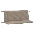 Coussins de banc jardin lot de 2 taupe 120x50x7 cm tissu Oxford