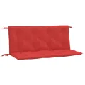 Coussins de banc jardin lot de 2 rouge 120x50x7 cm tissu Oxford