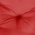 Coussins de banc jardin lot de 2 rouge 120x50x7 cm tissu Oxford