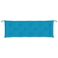 Coussins de banc de jardin lot de 2 bleu clair tissu Oxford