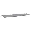 Coussins de banc jardin lot de 2 gris 200x50x7 cm tissu Oxford