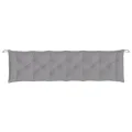 Coussins de banc jardin lot de 2 gris 200x50x7 cm tissu Oxford