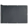 Écran de balcon en tissu Oxford anthracite de 75x600 cm