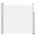 Auvent latéral rétractable de patio 170x300 cm Crème