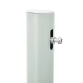 Auvent latéral rétractable de patio 170x300 cm Crème