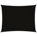Voile de parasol tissu oxford rectangulaire 2,5x4 m noir