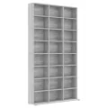 Armoire à CD Sonoma gris 102x23x177,5 cm Bois d'ingénierie