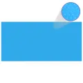 Bâche de piscine rectangulaire 450 x 220 cm PE Bleu
