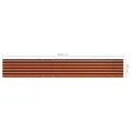 Écran de balcon Orange et marron 90x600 cm Tissu Oxford