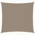 Voile de parasol tissu oxford carré 2,5x2,5 m taupe