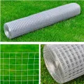 Clôture en treillis acier galvanisé carré 1x25 m argenté