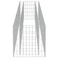 Lit surélevé à gabion Acier galvanisé 270x50x50 cm