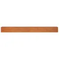 Lit surélevé de jardin rouillé 480x80x45 cm acier corten